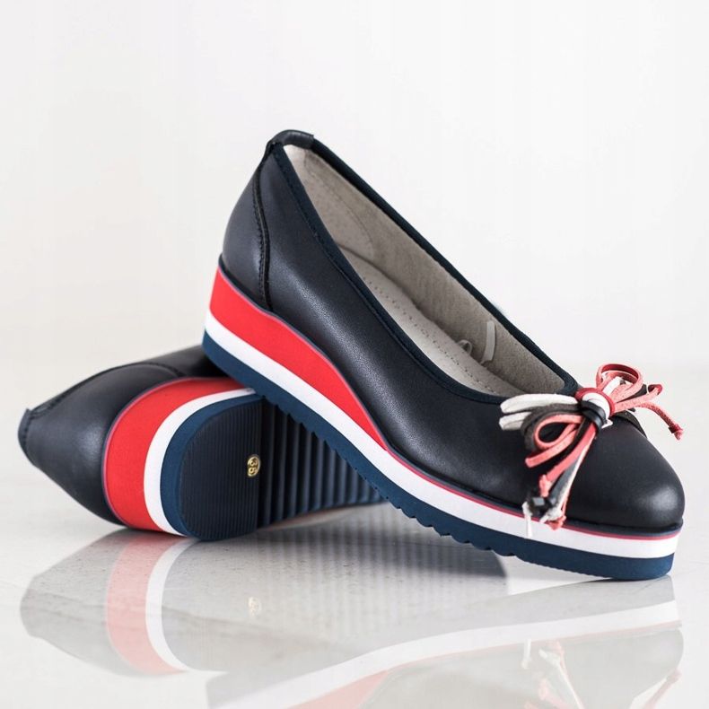 Filippo Mukavat nahkapumput tummansininen 1