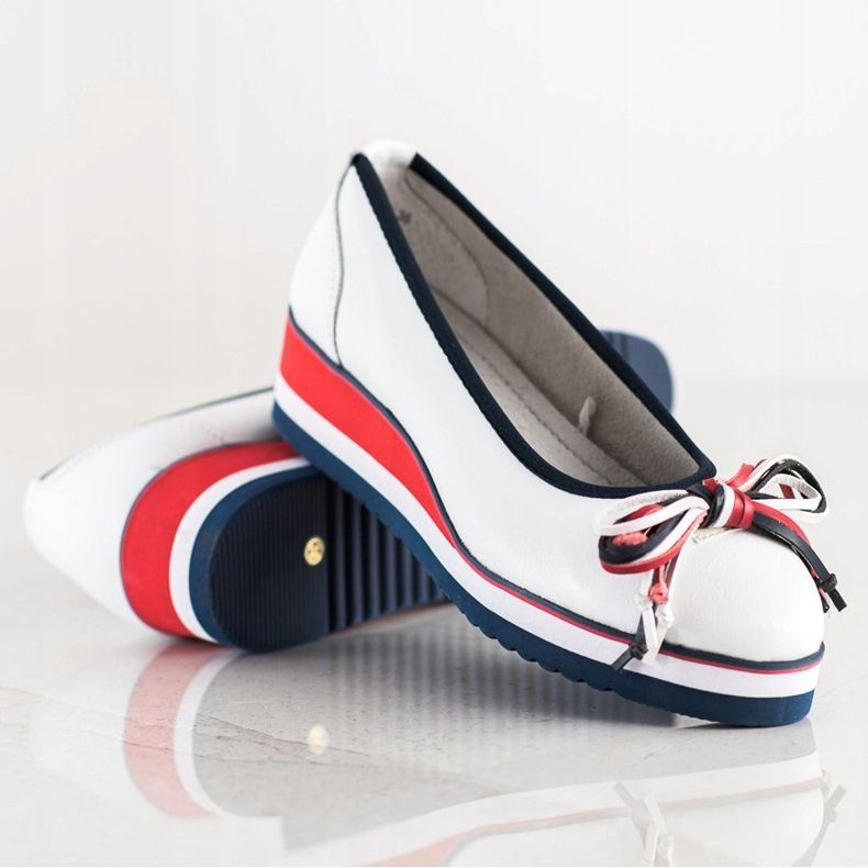 Filippo Mukavat nahkapumput valkoinen 1