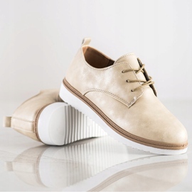 SHELOVET Rento Beige Brogues 1