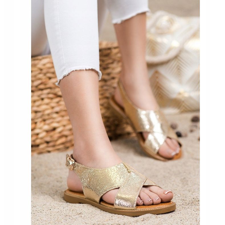 Filippo Klassiset kultaiset sandaalit kultainen 2