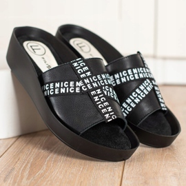 Filippo Nahkaiset muoti -tossut musta 1