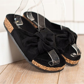 Mukavat rento VINCEZA -tossut musta 2