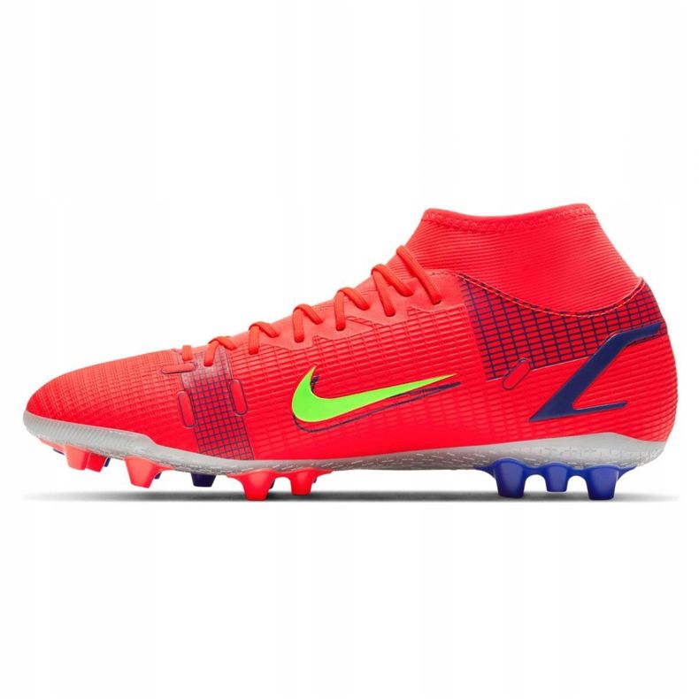 Nike Superfly 8 Academy Ag M CV0842-600 jalkapallokengät monivärinen punainen 1