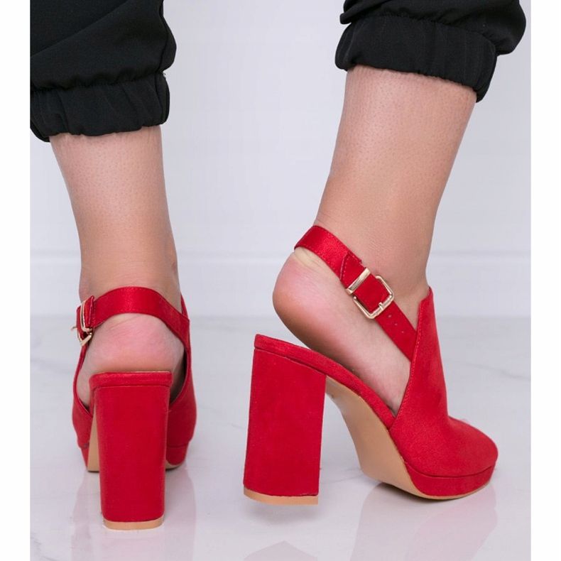 Punaiset sandaalit Pimp -postissa punainen 1