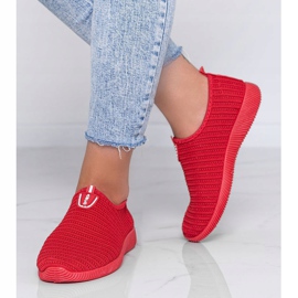 Punaiset urheilukengät "Tee se" punainen 1