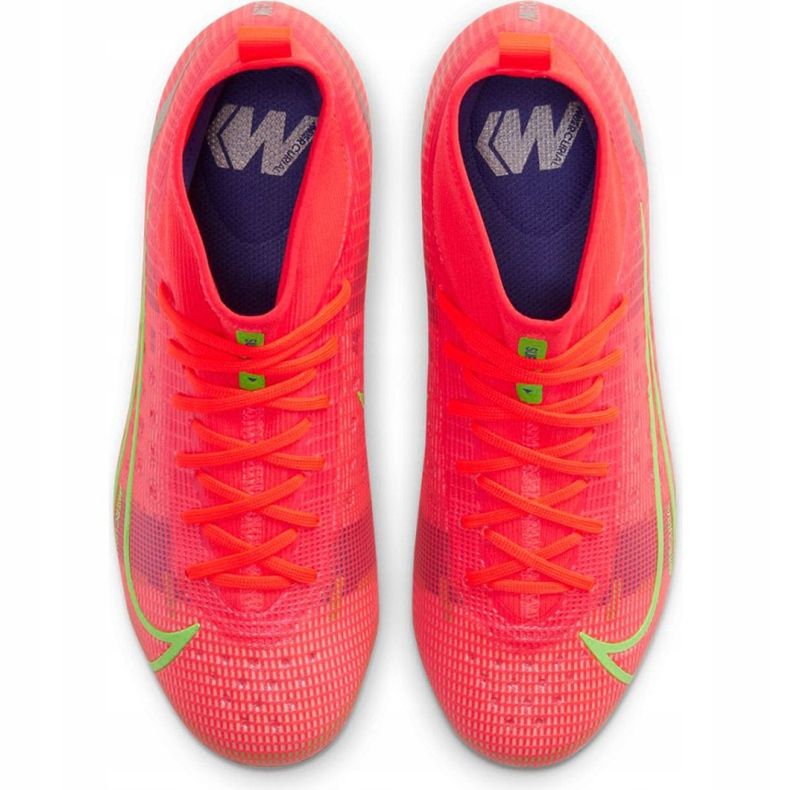 Nike Mercurial Superfly 8 Pro Fg Jr CV0804 600 jalkapallokengät oranssi oranssi 1