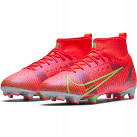Nike Mercurial Superfly 8 Pro Fg Jr CV0804 600 jalkapallokengät oranssi oranssi 2
