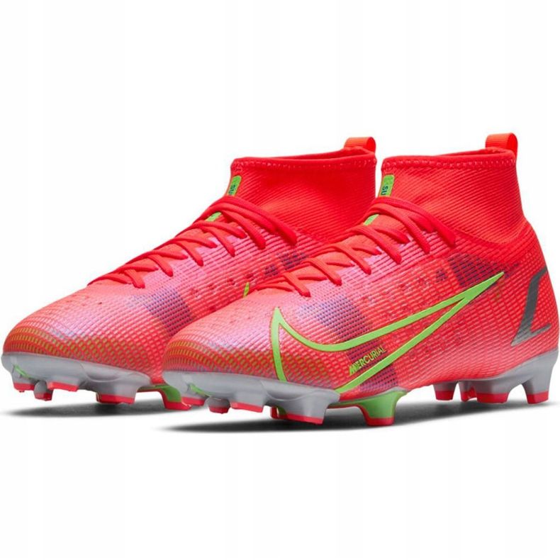 Nike Mercurial Superfly 8 Pro Fg Jr CV0804 600 jalkapallokengät oranssi oranssi 2