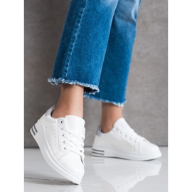 Diamantique Kengät, joissa glitter -lisäosa valkoinen 1