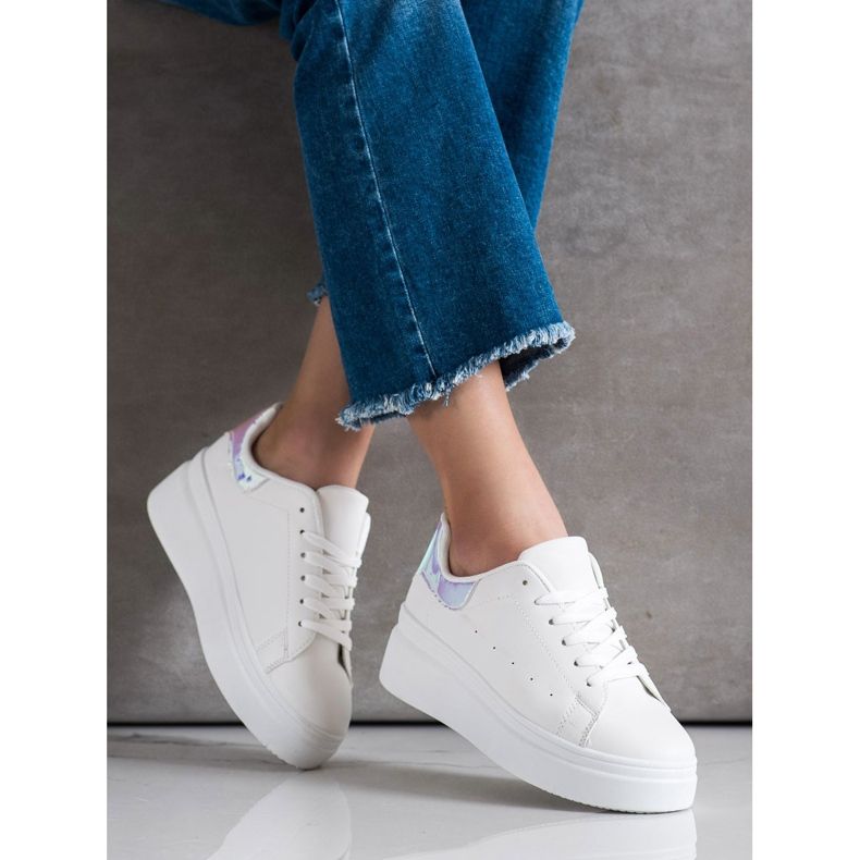 SHELOVET Mukavat lenkkarit valkoinen 1