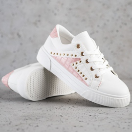 SHELOVET Eco -nahka lenkkarit valkoinen 1