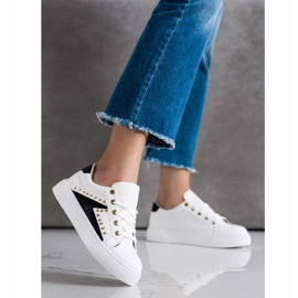 SHELOVET Eco -nahka lenkkarit valkoinen 1