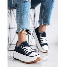 SHELOVET Lenkkarit korkealla alustalla sininen 2