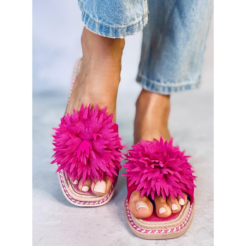 Tossut fuksiakukilla 35-218 Plum Red vaaleanpunainen 1