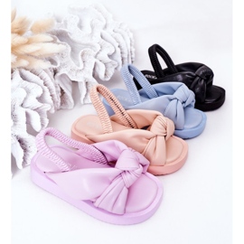 FR1 Lasten sandaalit, joissa violetti purukumi 1