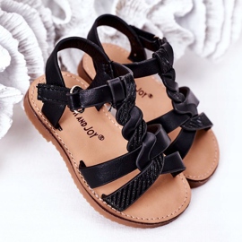 FR1 Lasten sandaalit, joissa on Brocade Black Batilda musta 2