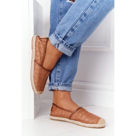 Espadrillot oljella Lu Boo ruskea pohja 1