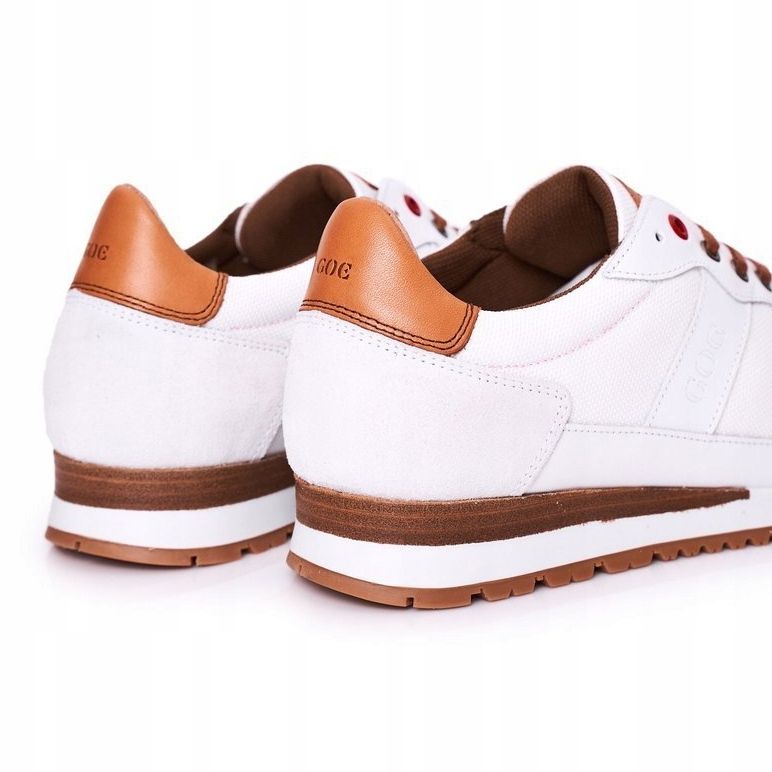 Miesten urheilukengät GOE HH1N4054 Valkoiset lenkkarit valkoinen 1