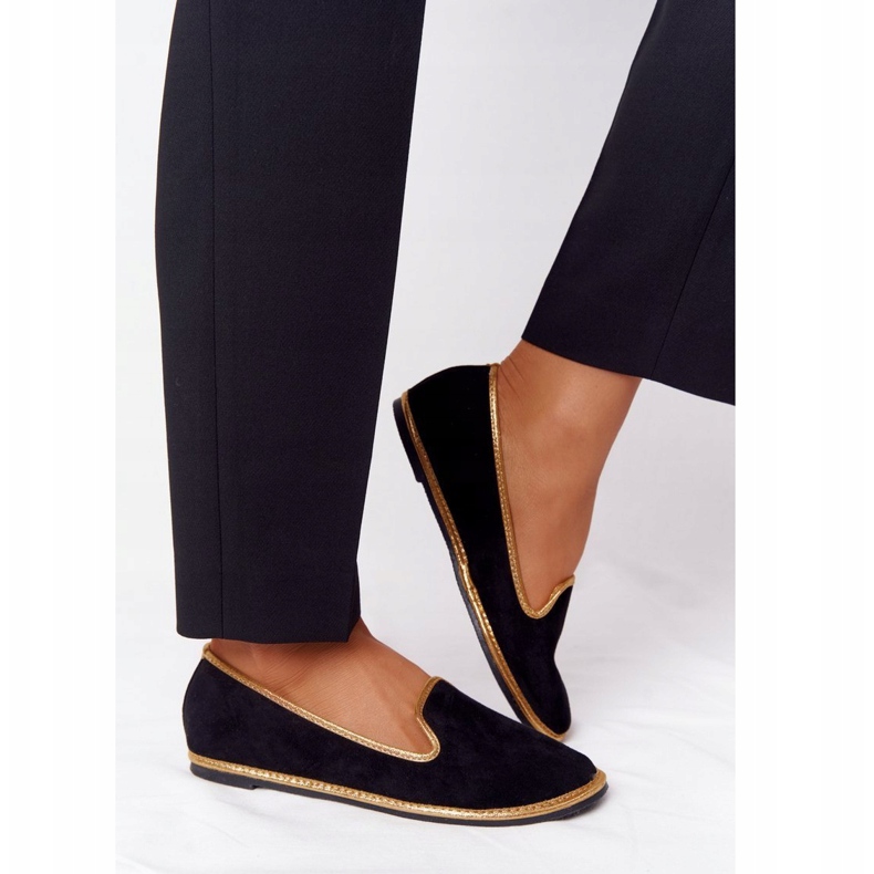 Naisten Mokkanahka Loaferit Lu Boo Musta 1