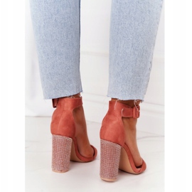 Sandaalit baarissa, jossa on kuutiometri Zirkonia Lu Boo Ceglaste punainen monivärinen 1