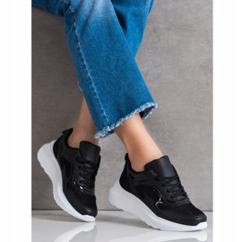 Sweet Shoes Glitterillä varustetut lenkkarit musta 1