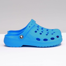 Flameshoes Naisten tossut Eva Blue Foam Crocs sininen 1