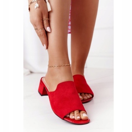 Mokkanahkakengät kantapäässä Sergio Leone KL313 Punainen 2