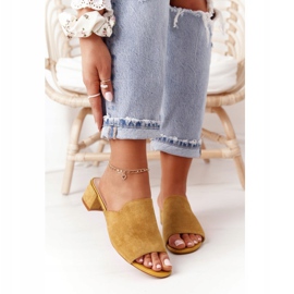 Mokkanahkakengät kantapäässä Sergio Leone KL313 Keltainen 2