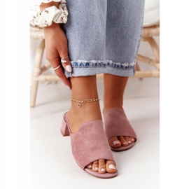 Mokkanahkakengät kantapäässä Sergio Leone KL313 Pinkki vaaleanpunainen 1