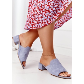 Mokkanahkakengät kantapäässä Sergio Leone KL313 Blue sininen 1