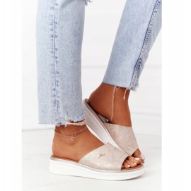 Sandaalit Wedge Sergio Leone SK042 Gold kultainen 2