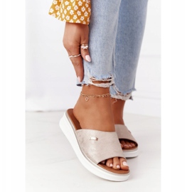 Sandaalit Wedge Sergio Leone SK042 Gold kultainen 1