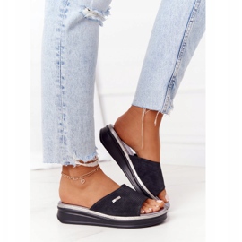 Musta tossut Wedge Sergio Leone SK042 2