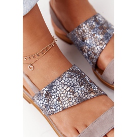 Nahkaiset sandaalit Maciejka 05167-10 Tummanbeige monivärinen 1