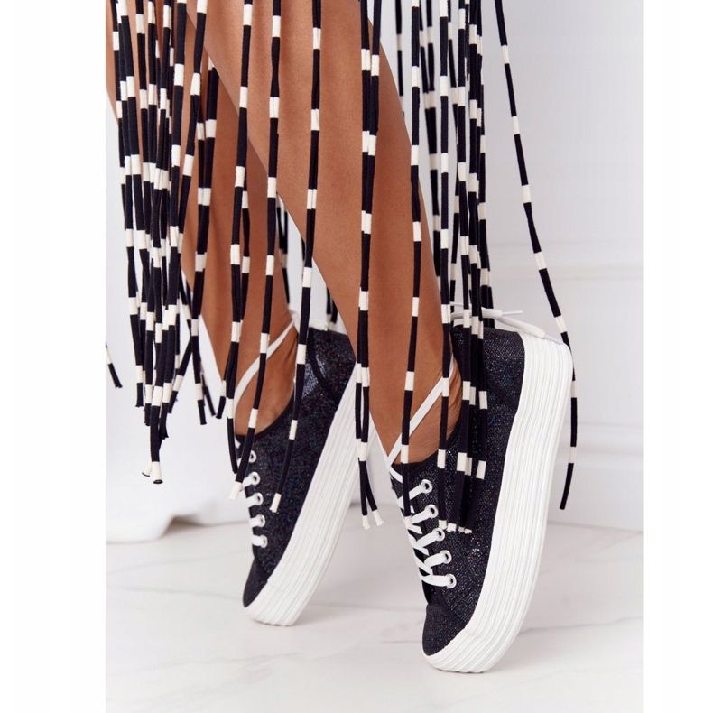 S.Barski Glitter -lenkkarit mustalla Luna -alustalla 2