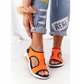 S.Barski Oranssi Slip-On Sandaalit Zoey musta 1