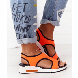 S.Barski Oranssi Slip-On Sandaalit Zoey musta 2