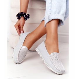 Naisten nahkakengät S.Barski 97630 Harmaa 1