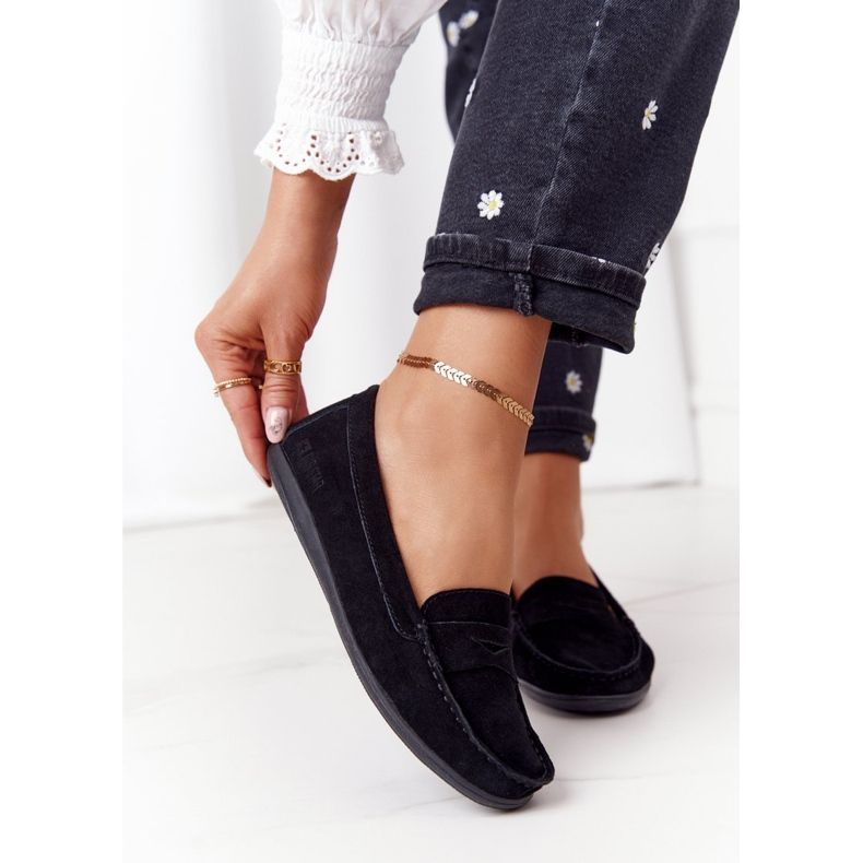 Naisten Mokkanahkakengät Big Star HH274662 Musta 2