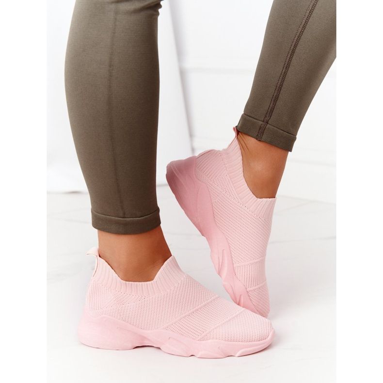 PS1 Naisten urheilukengät Slip-on Pink Jooga-luokka vaaleanpunainen 1