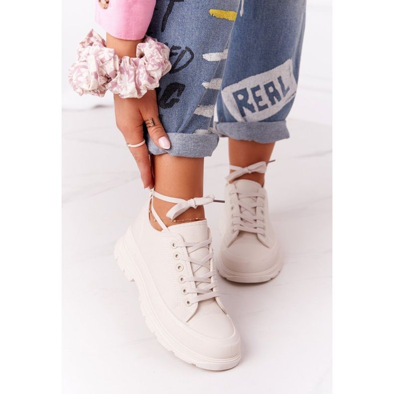 Naisten lenkkarit Beige Matka -aika suurilla pohjilla 2