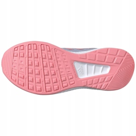 Adidas Runfalcon 2.0 K lasten kengät harmaa-vaaleanpunainen FY9497 2