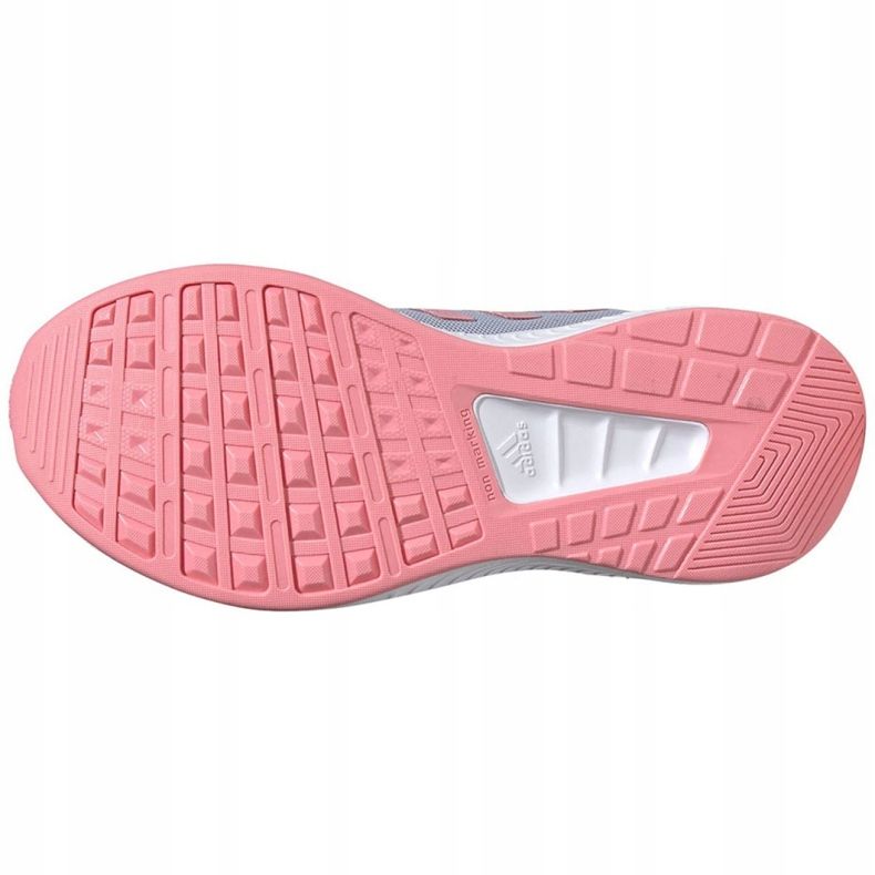 Adidas Runfalcon 2.0 K lasten kengät harmaa-vaaleanpunainen FY9497 2