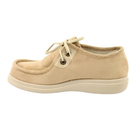 Befado naisten kengät pu 871D007 beige 2