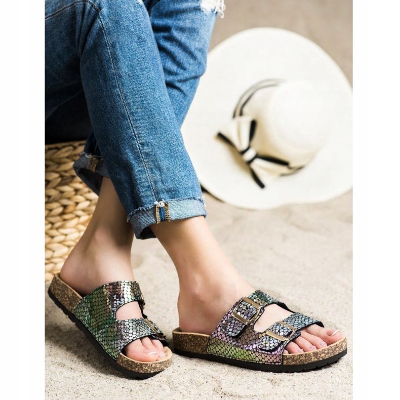 SHELOVET Tossut Holo -tehosteella musta 2