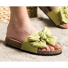 SHELOVET Tossut rusetilla vihreä 2