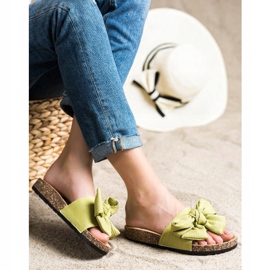 SHELOVET Tossut rusetilla vihreä 1