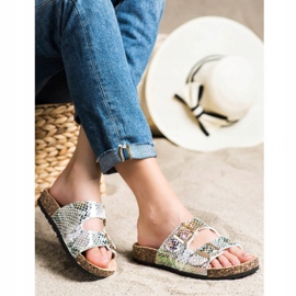 SHELOVET Tossut Holo -tehosteella hopea harmaa monivärinen 1