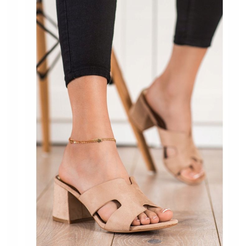 VINCEZA tossut beige 1