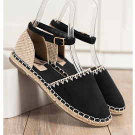 Goodin Mustat espadrillit mokkanahalla beige 1